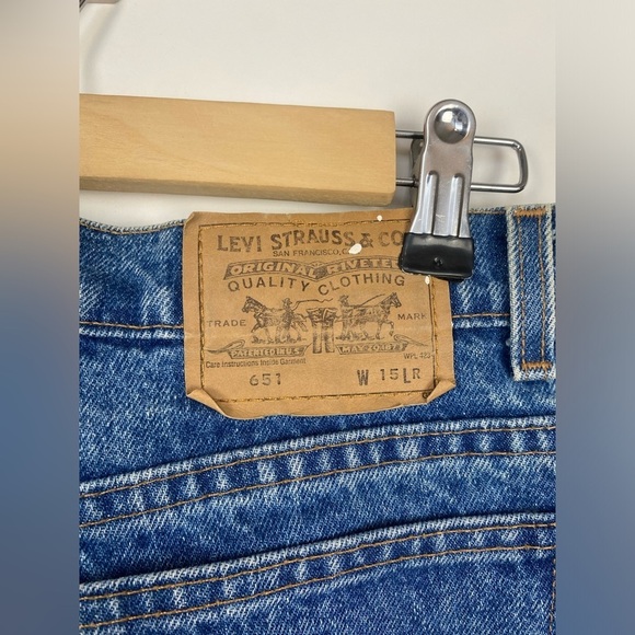 Vintage 1997 Levi’s Orange Tab 90s 651 Size 15 - Picture 4 of 16